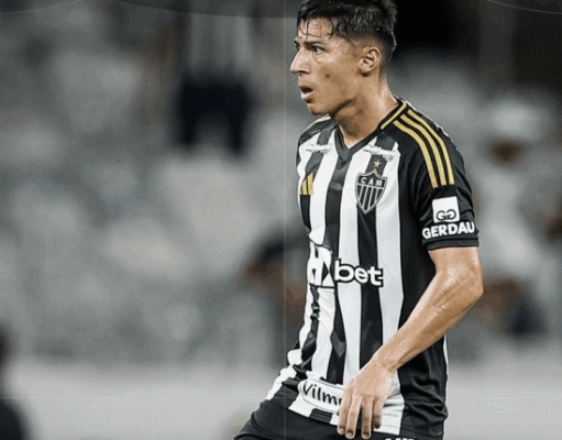 Alan Franco fue titular en goleada en casa de Atlético Mineiro