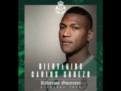 Santos hace oficial la incorporación de Carlos Armando Gruezo