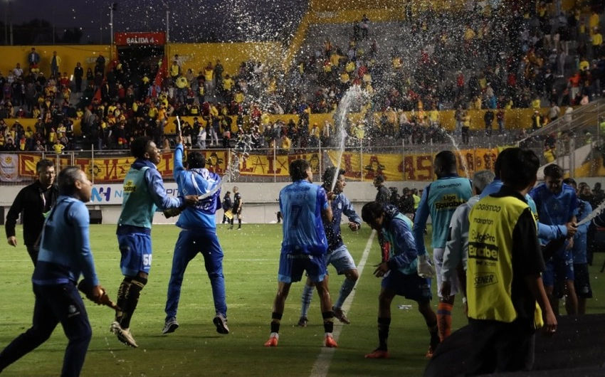 Macará celebra el paso a la Sudamericana con triunfo ante Aucas