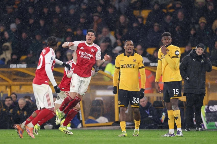 getty-piero-hincapie-primer-gol-wolverhampton-arsenal-premier-2026