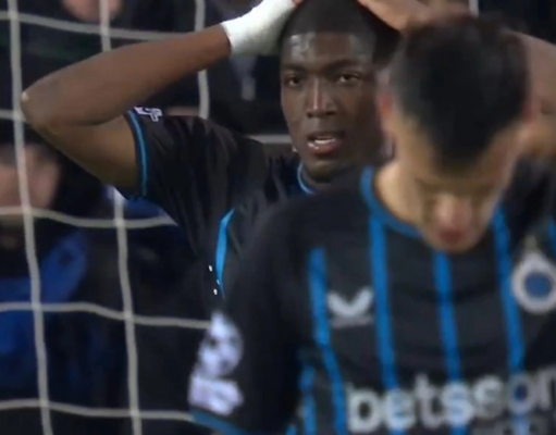 Joel Ordóñez marcó en contra en empate de Brujas ante Atlético de Madrid