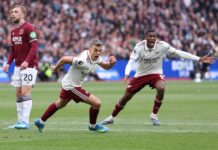 Piero Hincapié recibió descanso en triunfo de Arsenal ante West Ham