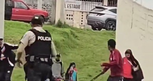 ¡VERGONZOSO! Se registraron incidentes entre hinchas de El Nacional y Gualaceo