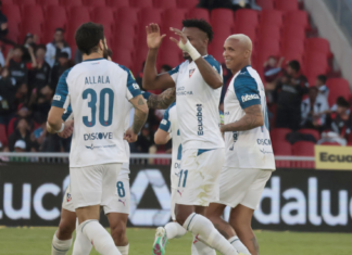 Con autogol y sobre el final, Liga de Quito derrotó a Técnico Universitario